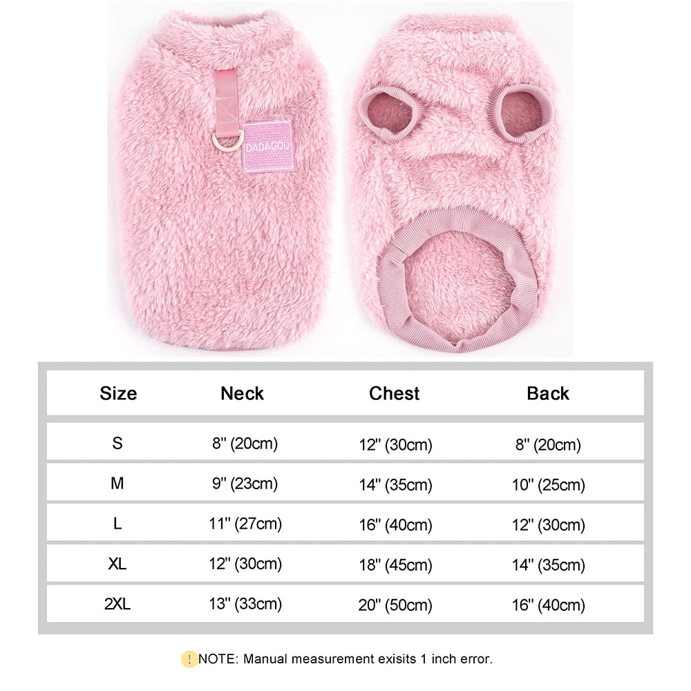 Fleece Pet Sweaters