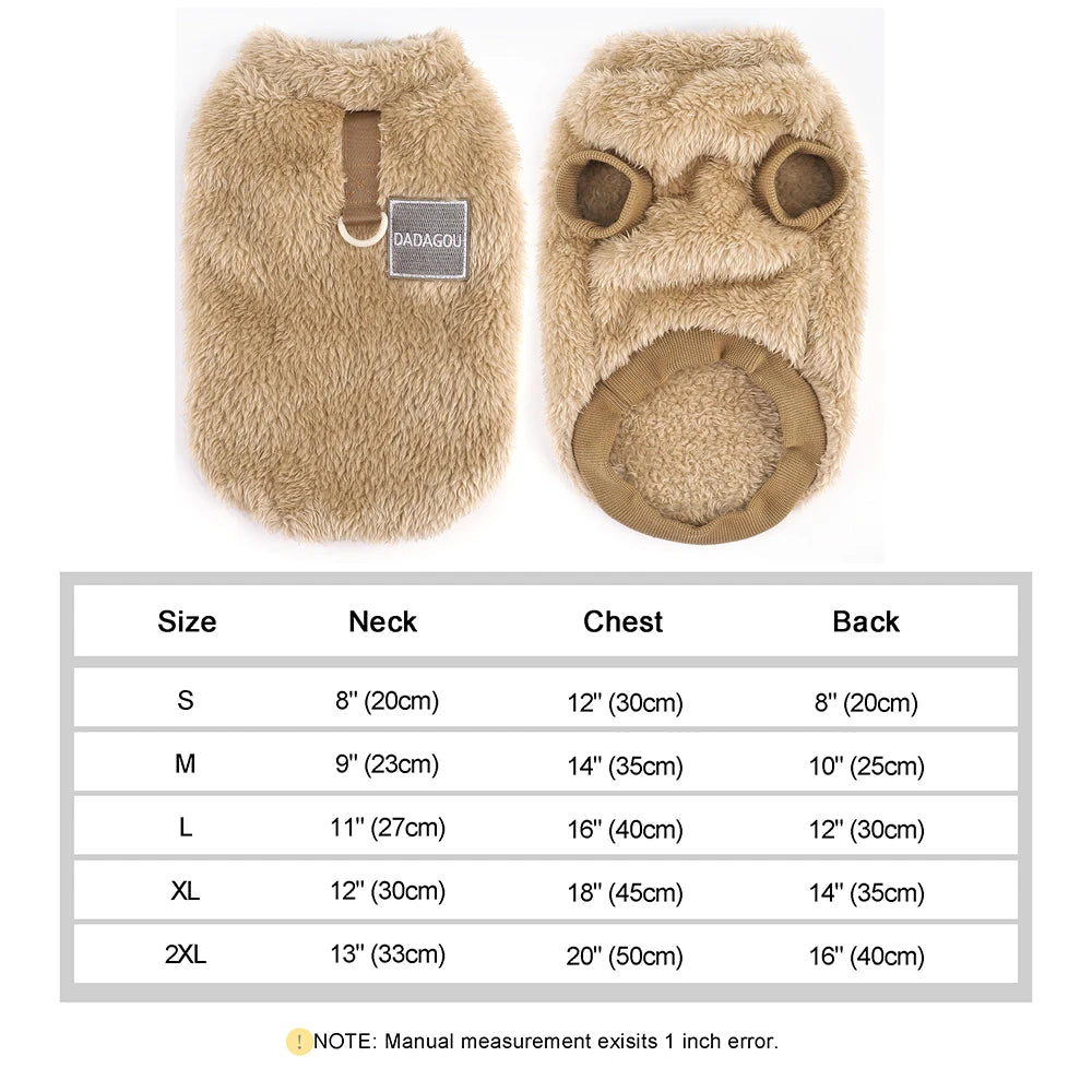 Fleece Pet Sweaters