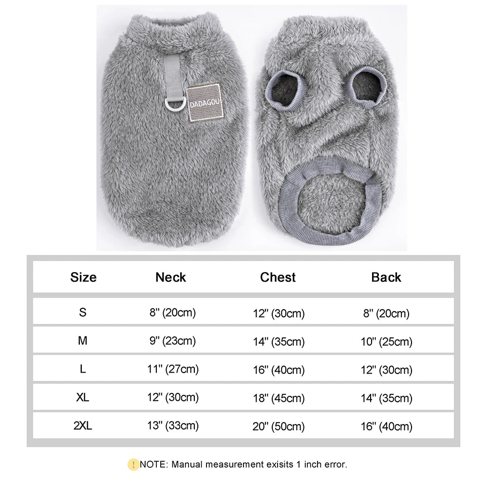 Fleece Pet Sweaters