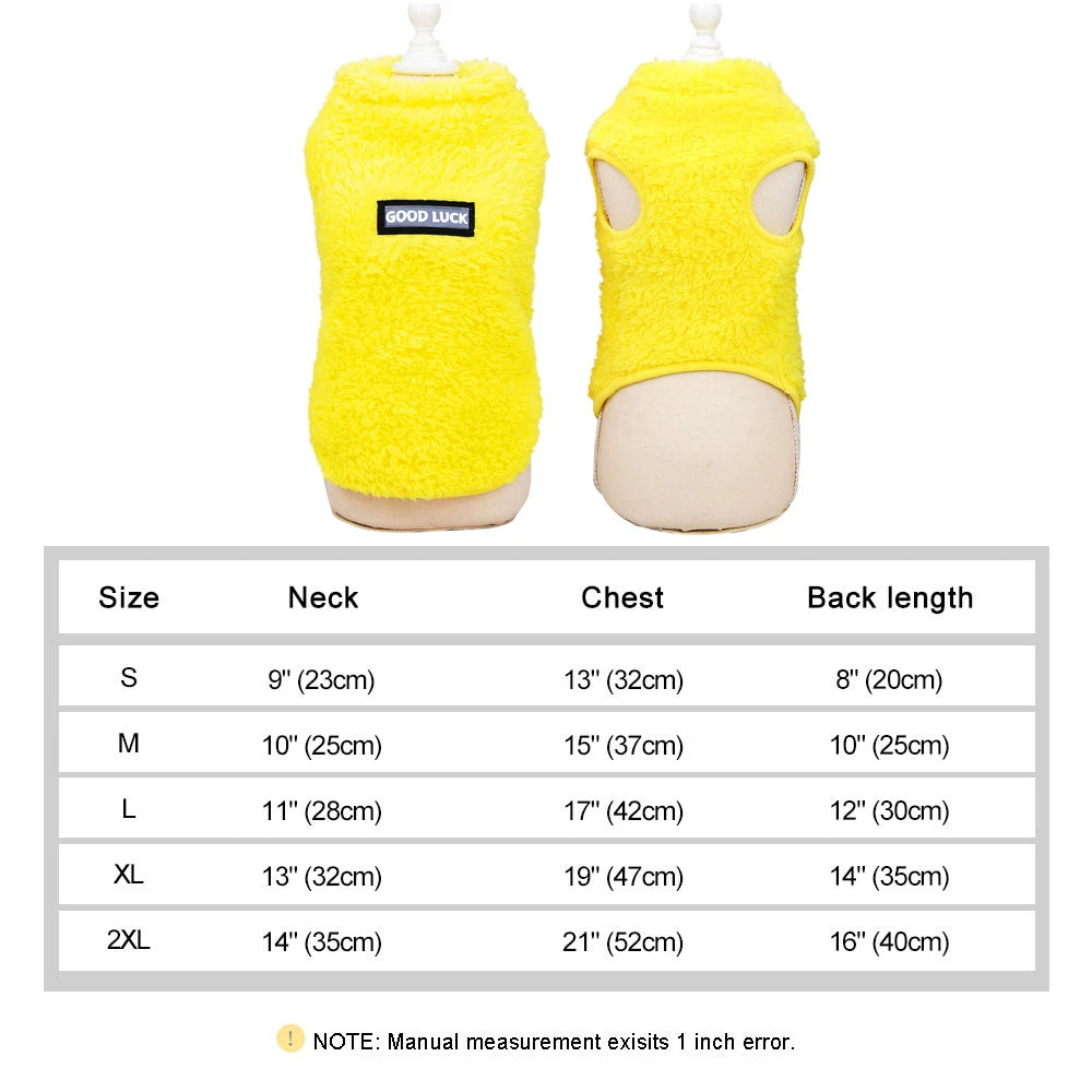 Fleece Pet Sweaters