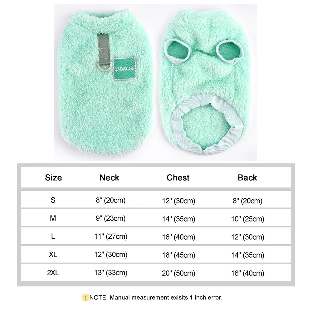 Fleece Pet Sweaters