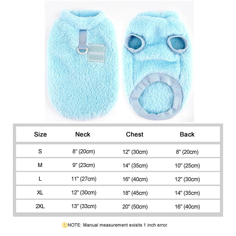 Fleece Pet Sweaters
